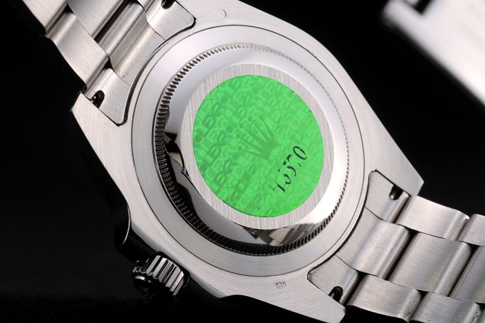 Rolex Explorer en acier inoxydable cadran blanc Tachymeter Bezel-7