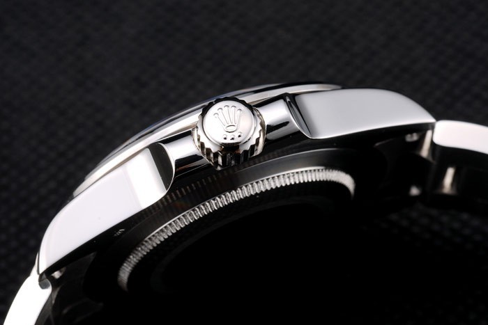 Rolex Explorer en acier inoxydable cadran blanc Tachymeter Bezel-8