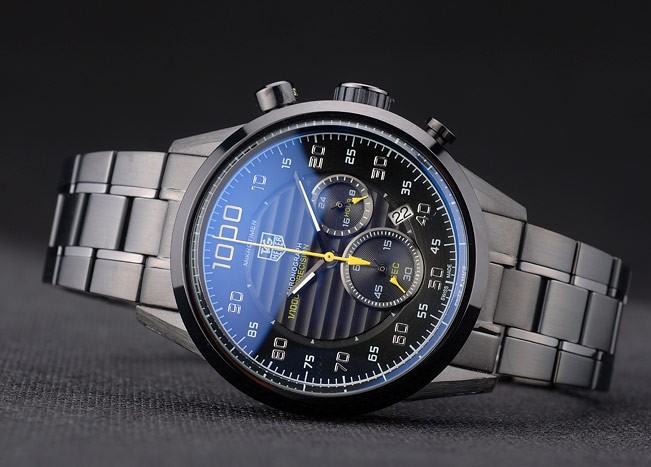 Tag Heuer Carrera Pendulum bracelet en cuir brun 7918-4