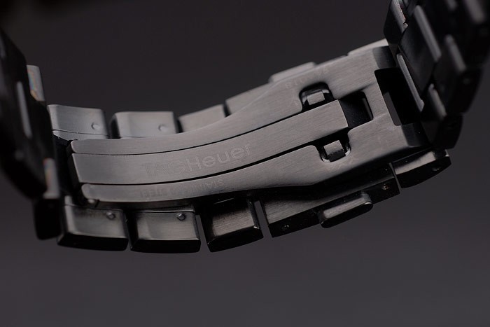 Tag Heuer Carrera Pendulum bracelet en cuir brun 7918-6