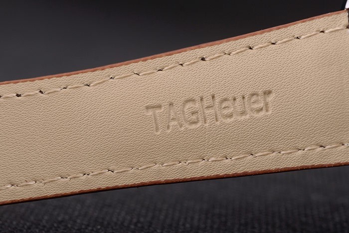 Tag Heuer Mikrograph Limited Edition bracelet en cuir brun 7916-9