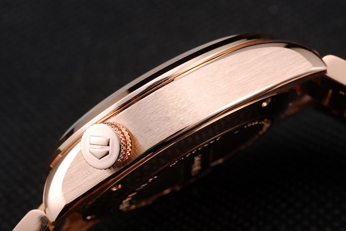 Tag Heuer Carrera Or Rose Cadran Noir-9