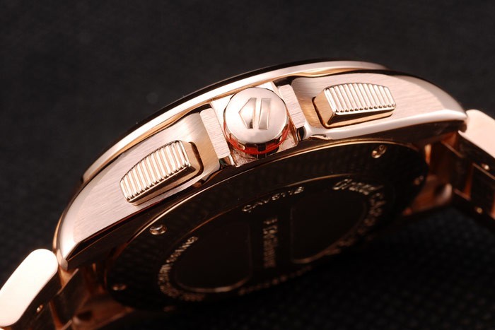 Tag Heuer Carrera Or Rose Cadran Noir-8