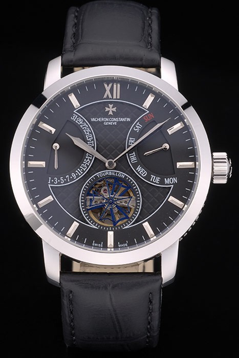 Vacheron Constantin Replique Montre 80229 en cuir de luxe